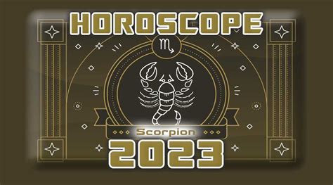 horoscope annuel 2023 scorpion